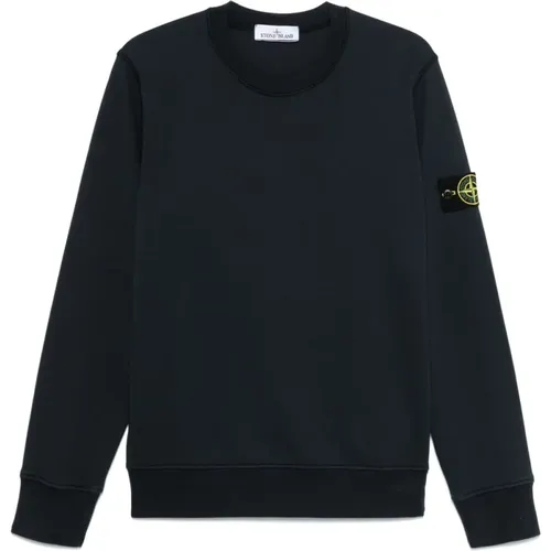 Sweatshirt with Compass Application , male, Sizes: 2XL - Stone Island - Modalova