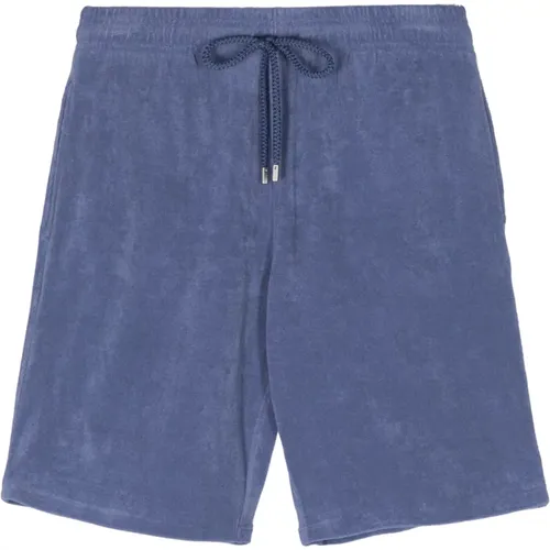 Cotton Blend Shorts with Pockets , male, Sizes: M, S - Vilebrequin - Modalova