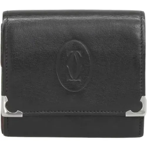 Pre-owned Leather wallets , female, Sizes: ONE SIZE - Cartier Vintage - Modalova