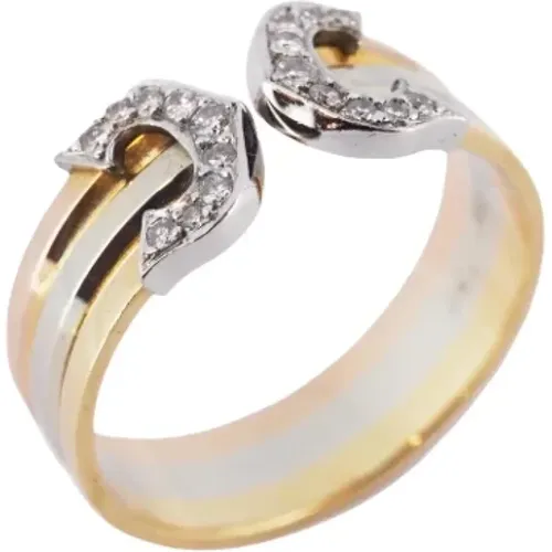 Pre-owned Gold rings , female, Sizes: ONE SIZE - Cartier Vintage - Modalova