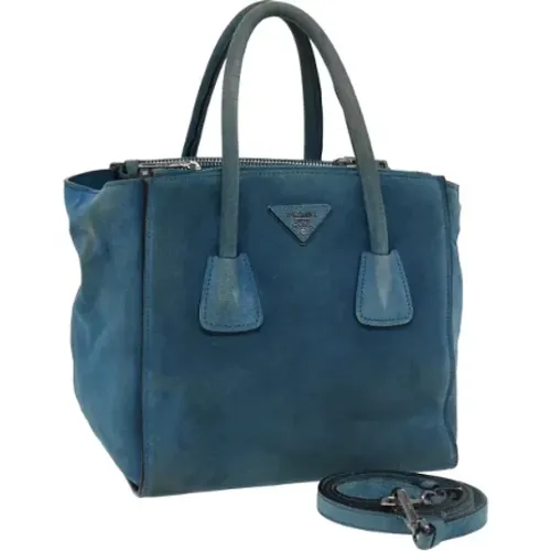 Pre-owned Suede prada-bags , female, Sizes: ONE SIZE - Prada Vintage - Modalova