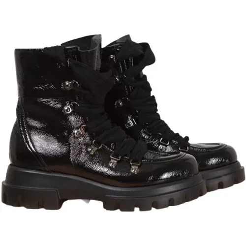 Lace-up Boots , female, Sizes: 8 UK, 5 UK, 3 UK - AGL - Modalova