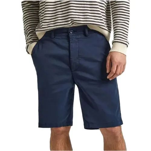 Regular Chino Shorts , Herren, Größe: W29 - Pepe Jeans - Modalova