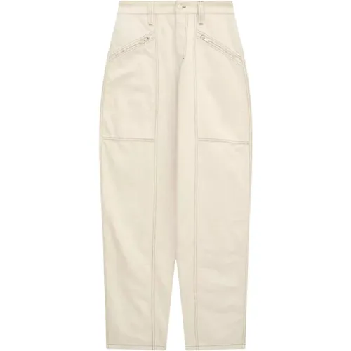 High-Waist ecru Jeans Fanny - Isabel marant - Modalova