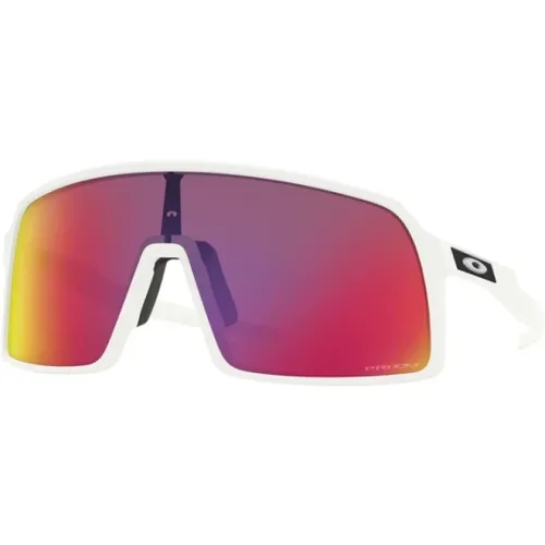 Sporty Sungles with Lightweight Frames and Polarized Lenses , male, Sizes: 37 MM - Oakley - Modalova