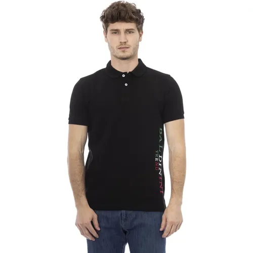 Bestickte Poloshirts Kurzarm , Herren, Größe: 4XL - Baldinini - Modalova