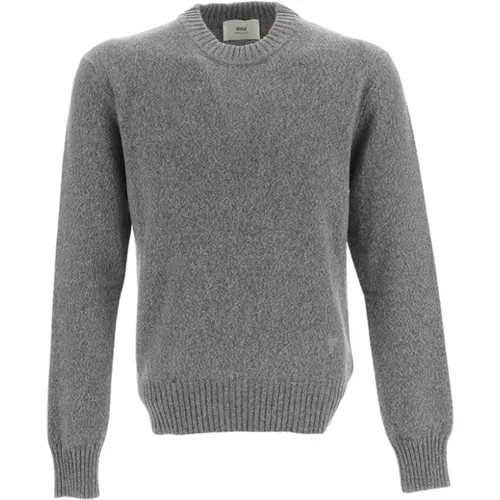 Luxuriöser Crewneck Sweater - Ami Paris - Modalova