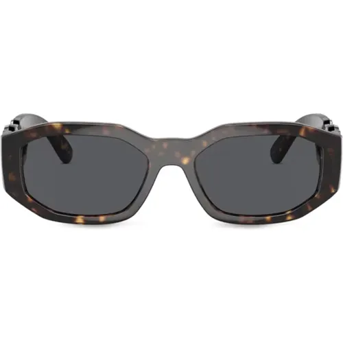 Biggie Sunglasses , unisex, Sizes: 53 MM - Versace - Modalova