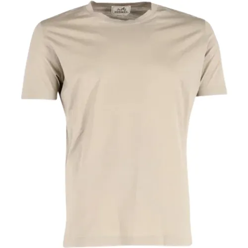 Pre-owned Cotton tops , female, Sizes: M - Hermès Vintage - Modalova