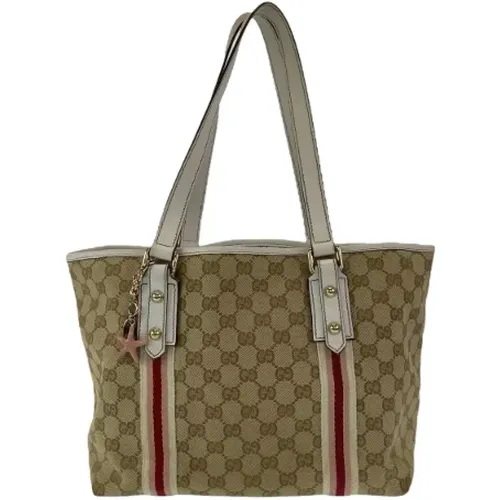 Pre-owned Canvas gucci-bags , female, Sizes: ONE SIZE - Gucci Vintage - Modalova