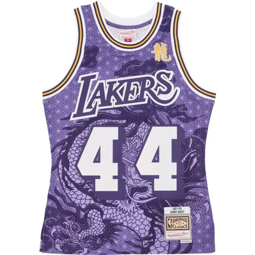 NBA Asian Heritage Basketball Tank Top , male, Sizes: XL, S - Mitchell & Ness - Modalova