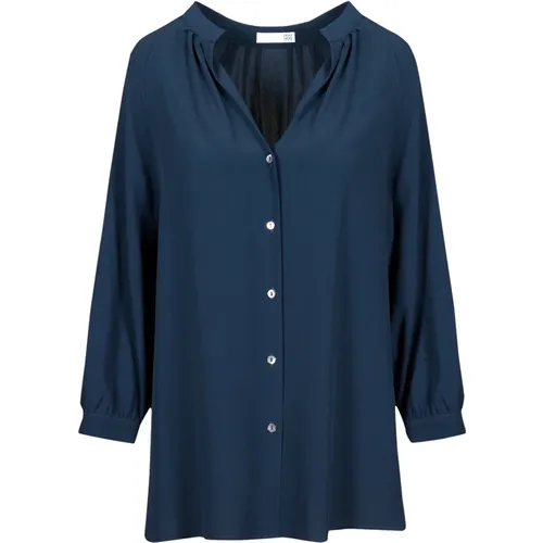 Long Sleeve Swallow Shirt , female, Sizes: 2XL, XL, L - Douuod Woman - Modalova