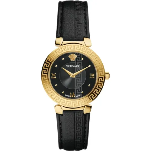 Daphnis Swiss Watch Gold , female, Sizes: ONE SIZE - Versace - Modalova