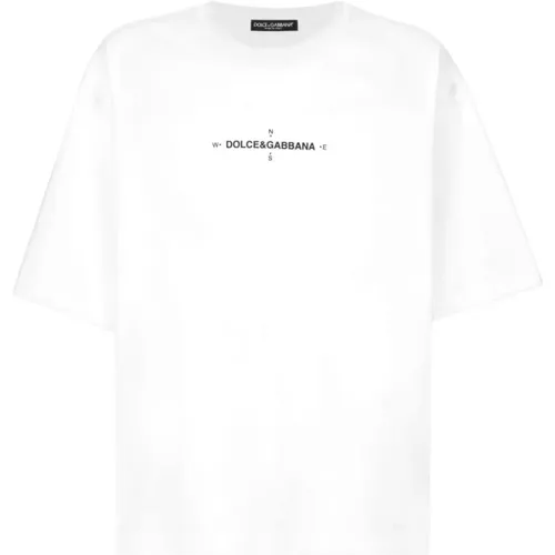 T-Shirts , male, Sizes: S, M, L - Dolce & Gabbana - Modalova