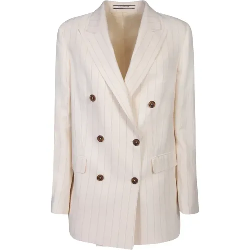 Womens Clothing Jacket Ss24 , female, Sizes: L - Tagliatore - Modalova
