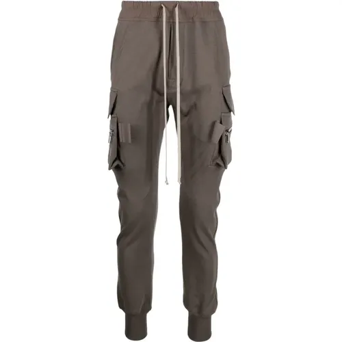 Slim-Fit Grey Trousers , male, Sizes: M, S - Rick Owens - Modalova