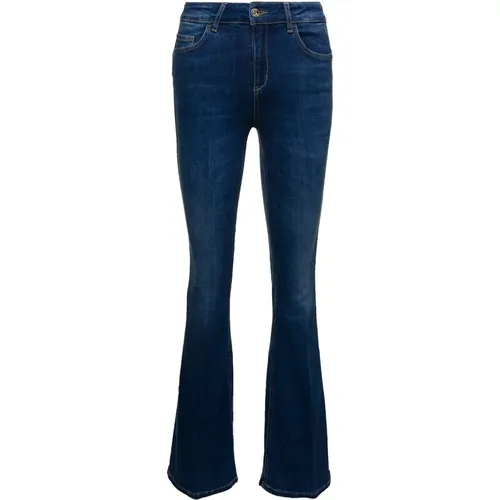 Blaue Denim Jeans - Perfekter Beat , Damen, Größe: W27 - Liu Jo - Modalova