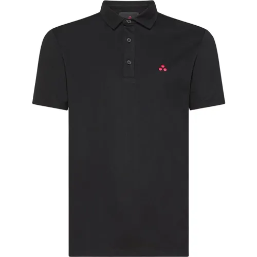 Bequemes Baumwoll-Seiden-Polo-Shirt, stilvoll , Herren, Größe: L - Peuterey - Modalova