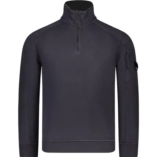 Blauer Baumwoll-Sweatshirt 31 Kollektion , Herren, Größe: 2XL - C.P. Company - Modalova