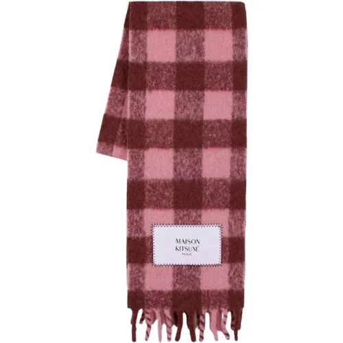 Wool Winter Scarf , female, Sizes: ONE SIZE - Maison Kitsuné - Modalova