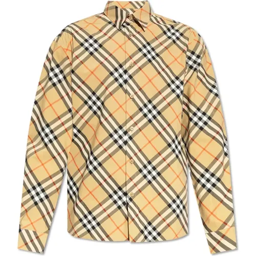 Plaid shirt , male, Sizes: L, M, S, XL - Burberry - Modalova