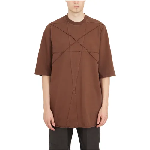 Jumbo Kurzarm T-Shirt Rick Owens - Rick Owens - Modalova