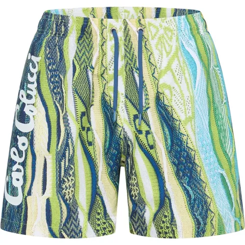 Sportliche Beachvolleyball Surf Badeshorts , Herren, Größe: L - carlo colucci - Modalova