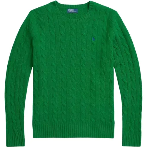 Grüner Pullover mit Zopfmuster - Ralph Lauren - Modalova