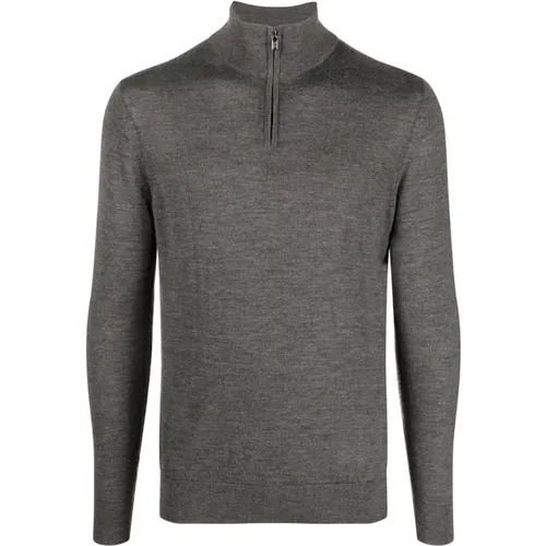 Woll-Half-Zip-Pullover,Woll-Halbzip-Pullover - Emporio Armani - Modalova