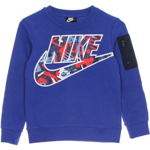 Kid Thrill Zip Pocket Crew Sweatshirt - Nike - Modalova