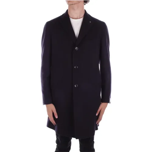 Wool Cashmere Coat , male, Sizes: 3XL, L, M, XL, 2XL - Tagliatore - Modalova