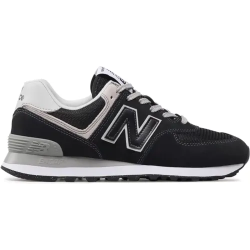 Mesh- und Wildleder-Sneakers - Schwarz , Herren, Größe: 42 1/2 EU - New Balance - Modalova