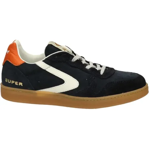 Suede Super Sneaker with Contrast Heel , male, Sizes: 11 UK - Valsport 1920 - Modalova