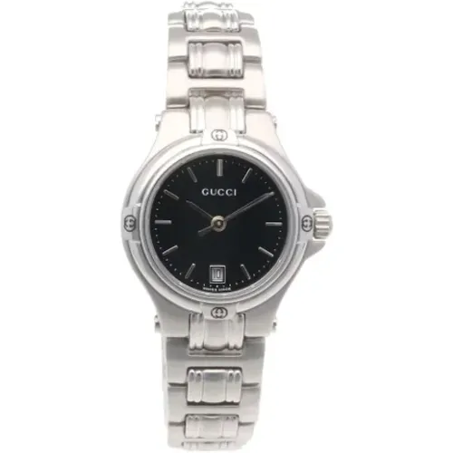 Pre-owned Stainless Steel watches , female, Sizes: ONE SIZE - Gucci Vintage - Modalova