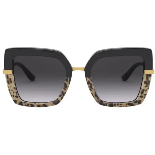 Dg4373 32448G 52 Sonnenbrille - Damen Quadratischer Multicolor Rahmen - Dolce & Gabbana - Modalova