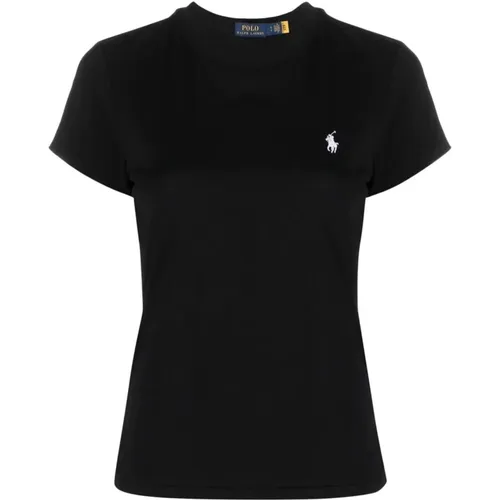 Casual Damen T-Shirt mit kurzen Ärmeln , Damen, Größe: L - Ralph Lauren - Modalova