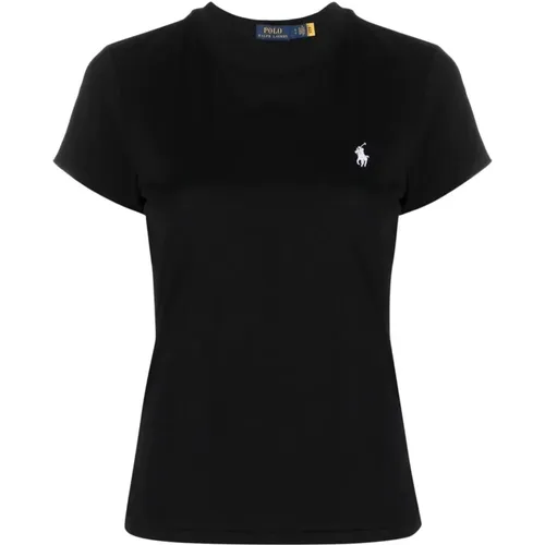 Casual Damen T-Shirt mit kurzen Ärmeln , Damen, Größe: XL - Ralph Lauren - Modalova