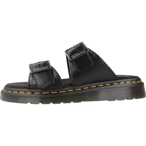 Stylische Flache Sandalen , Herren, Größe: 43 EU - Dr. Martens - Modalova