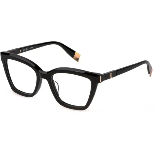 Stylische Brille Vfu721 Farbe 700Y , Damen, Größe: 52 MM - Furla - Modalova