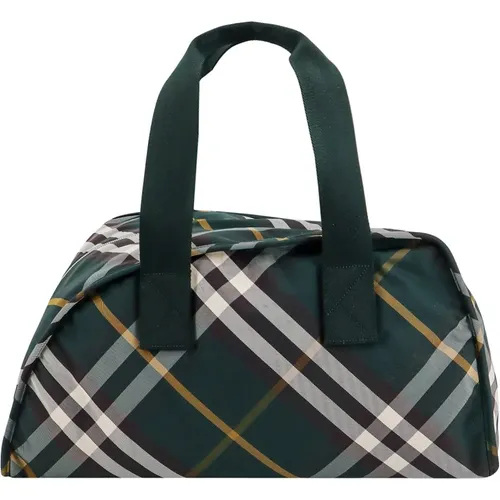 Green Travel Bags with Zip Closure , male, Sizes: ONE SIZE - Burberry - Modalova