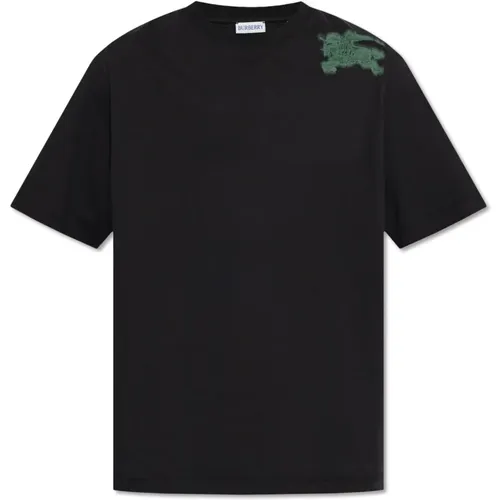 Printed T-shirt , male, Sizes: L, S, 2XL, M, XL - Burberry - Modalova