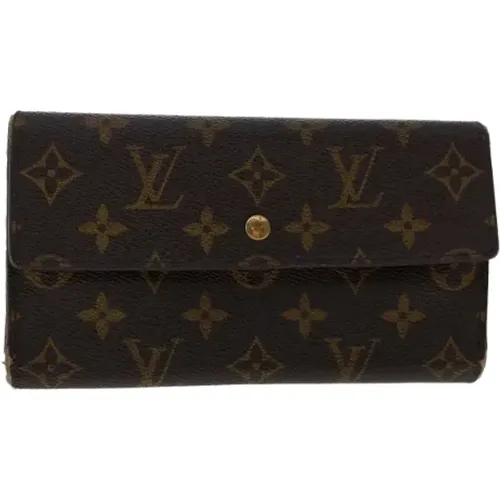 Pre-owned Canvas wallets , female, Sizes: ONE SIZE - Louis Vuitton Vintage - Modalova