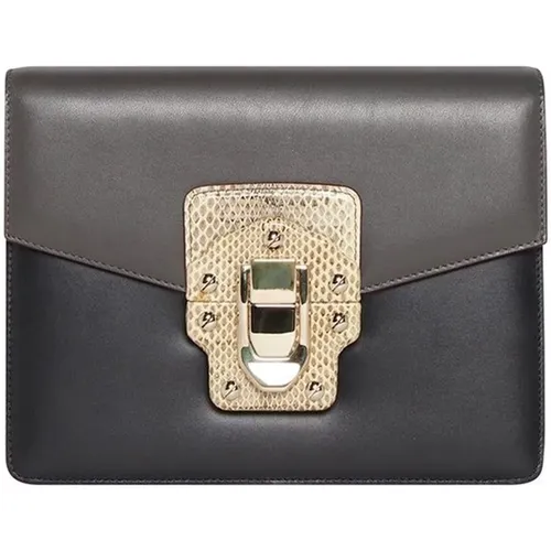 Leather Shoulder Bag , female, Sizes: ONE SIZE - Dolce & Gabbana - Modalova