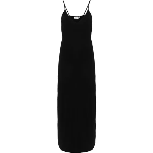 Schwarzes Maxi Slip Kleid - Calvin Klein - Modalova