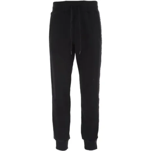 Schwarze Sportliche Hose mit seitlichen Streifen - XL - Versace Jeans Couture - Modalova