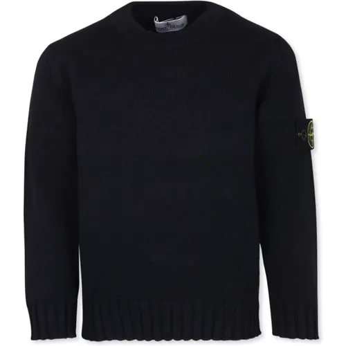 Blauer Cross Crew Neck Pullover - Stone Island - Modalova