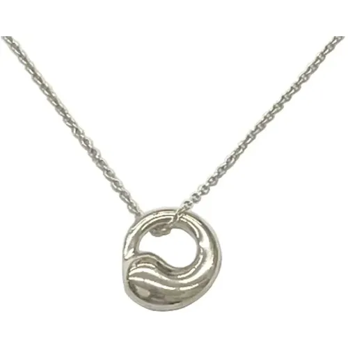 Pre-owned Silver necklaces , female, Sizes: ONE SIZE - Tiffany & Co. Pre-owned - Modalova