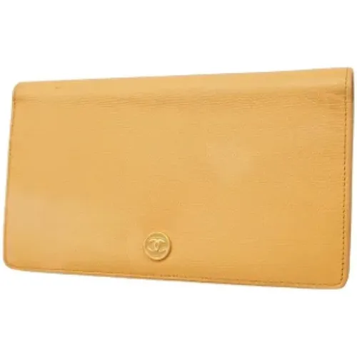 Pre-owned Leather wallets , female, Sizes: ONE SIZE - Chanel Vintage - Modalova