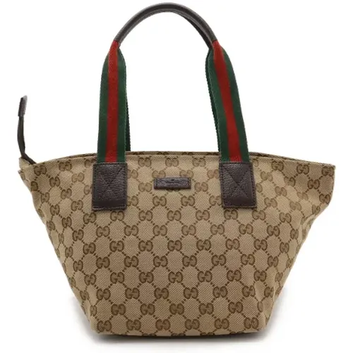 Pre-owned Canvas totes , female, Sizes: ONE SIZE - Gucci Vintage - Modalova