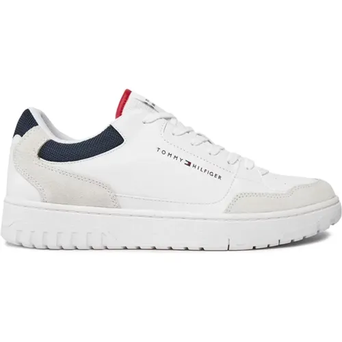 Casual Sneakers mit Ikonischem Monogramm , Herren, Größe: 45 EU - Tommy Hilfiger - Modalova